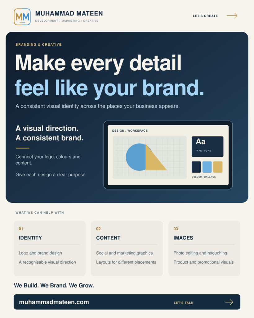 The Power of Visual Identity: Branding & Graphic Design for Modern Businesses