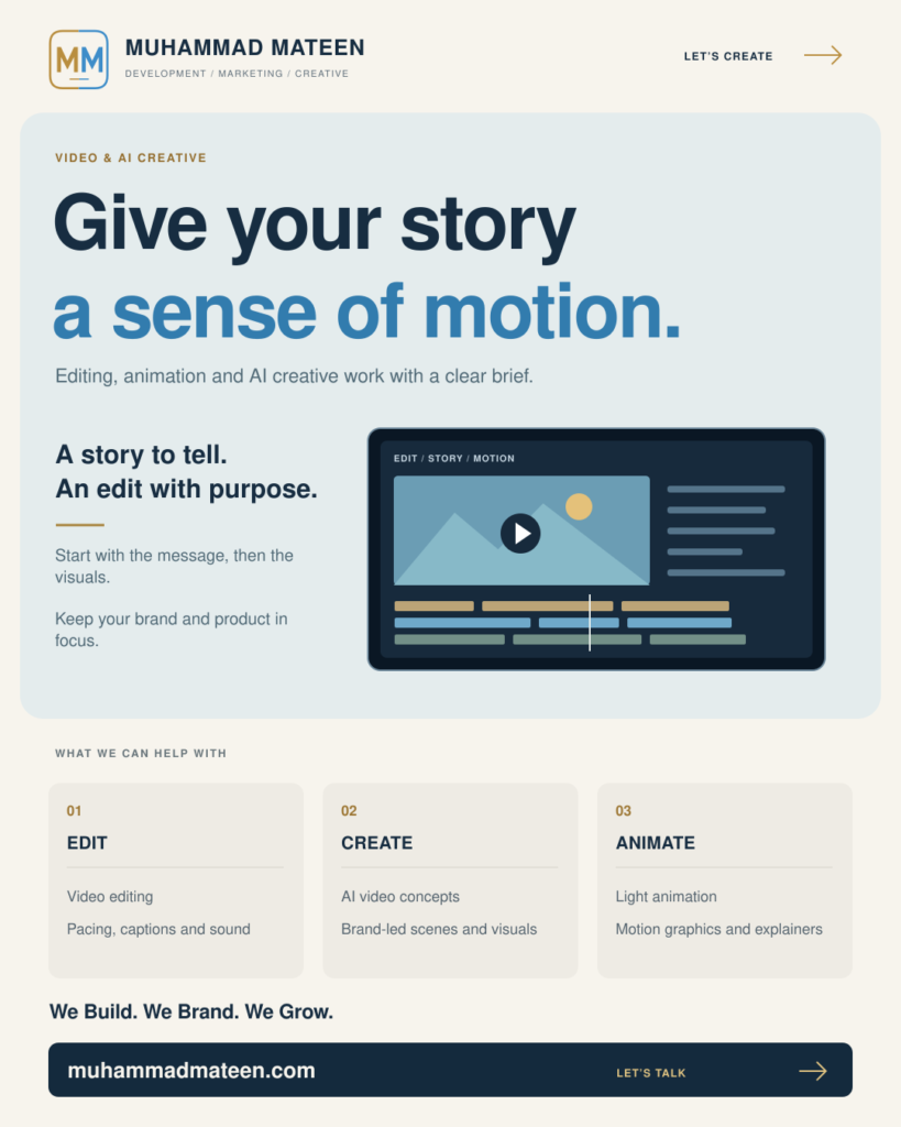 Video Production and AI-Powered Creative Content for Modern Brands