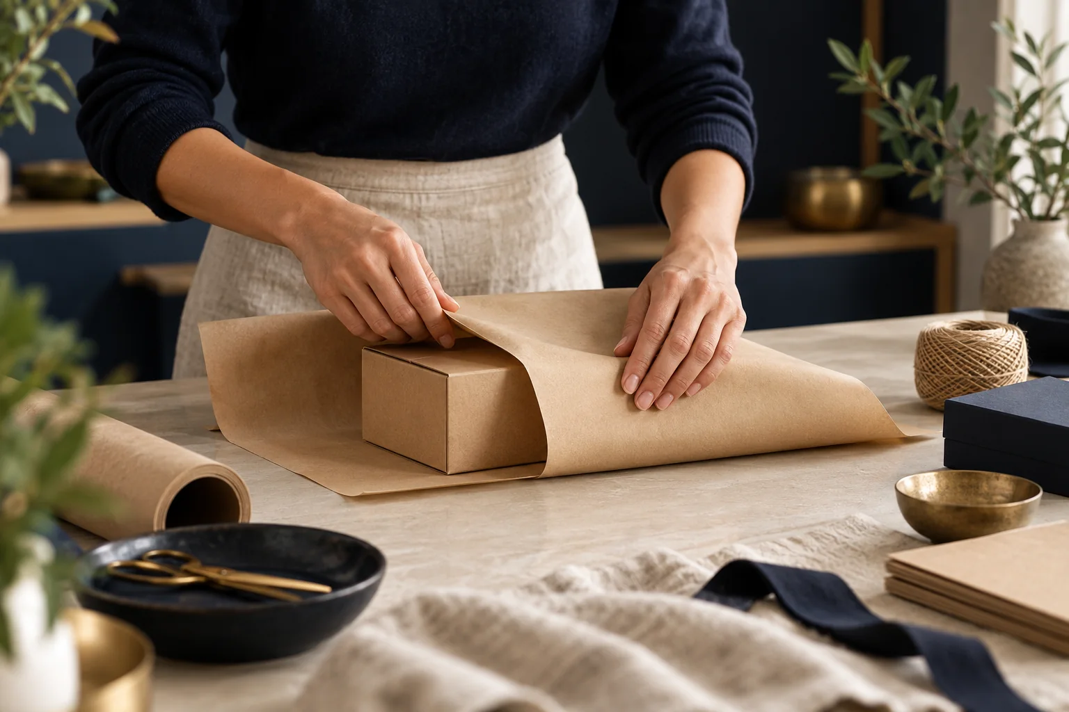 Packaging illustration.