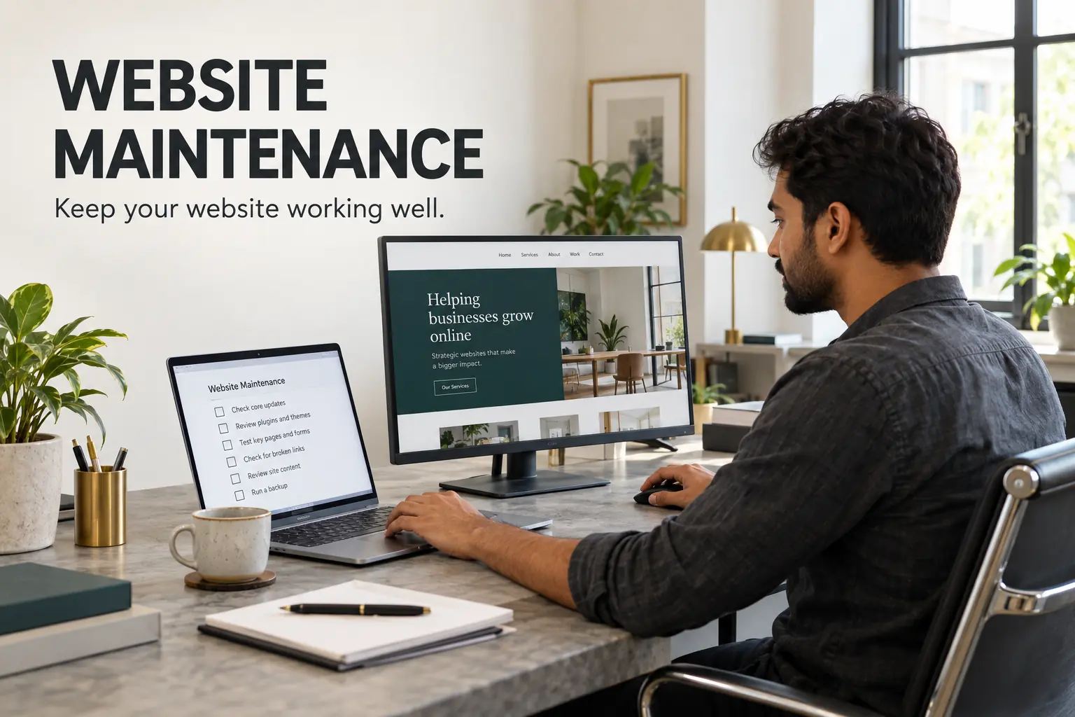 Website Maintenance and Management: Keep your website working well with Muhammad Mateen.